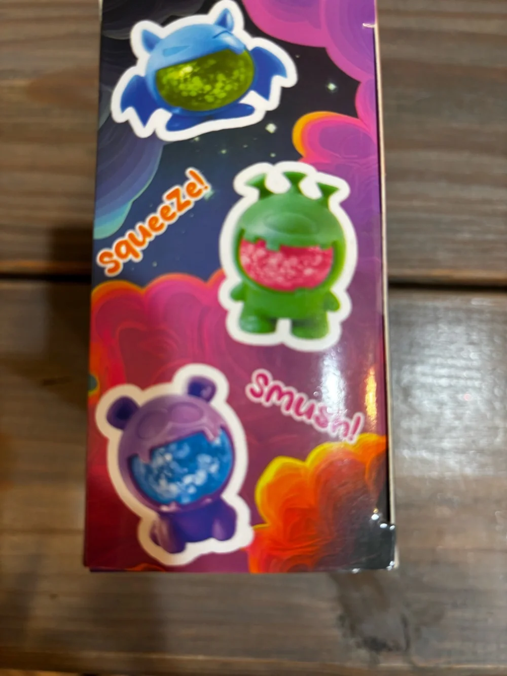 Arggh! creatures Glitter Gobblers Squishy toys 6 pack